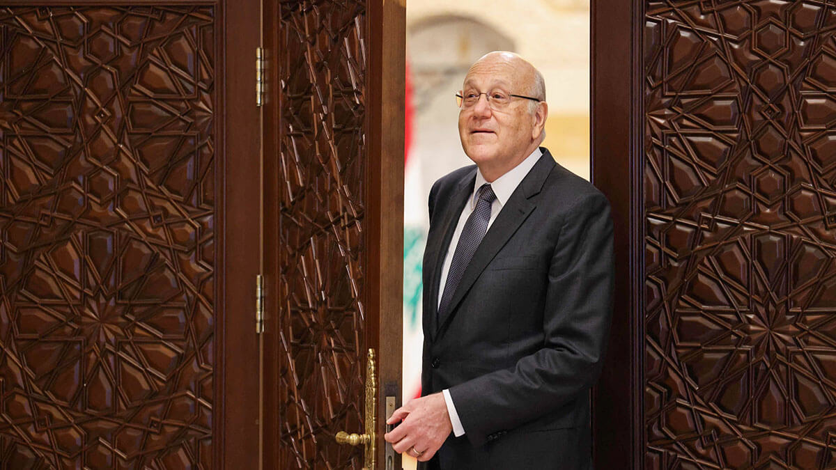 El primer ministro interino del Líbano, Najib Mikati - AFP/ANWAR AMOR