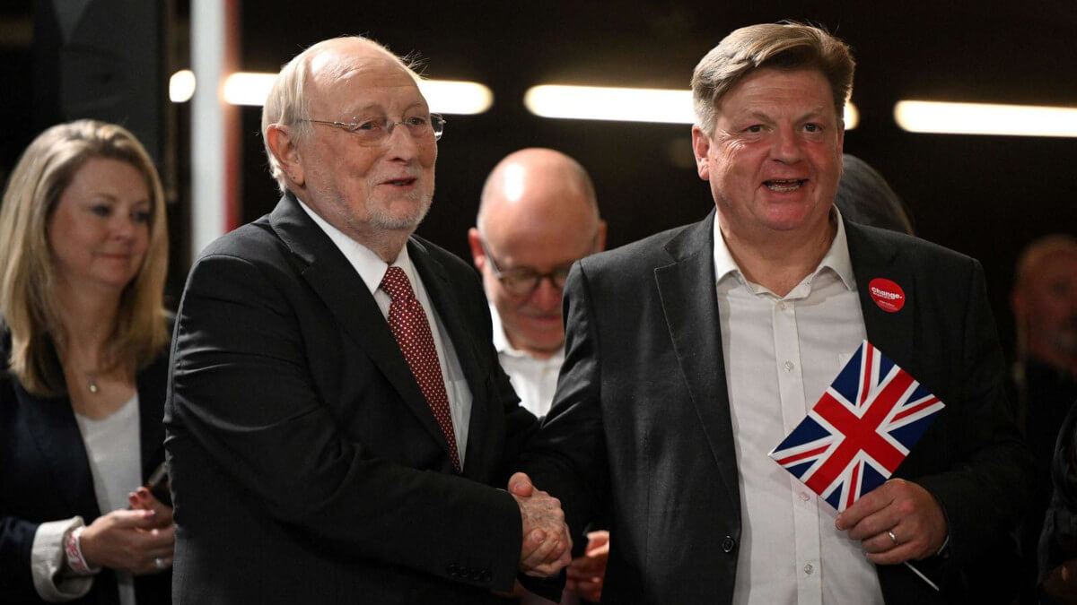 El exlíder del Partido Laborista, Neil Kinnock - JUSTIN TALLIS/AFP