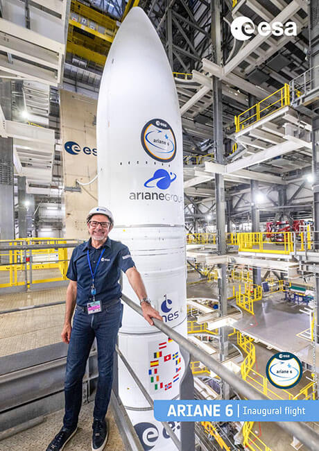 El director general de la ESA, Josef Aschbacher, es absolutamente consciente de los problemas y riesgos que asociados a un vuelo inaugural - PHOTO/ESA-CNES-Arianespace-ArianeGroup-P.Baudon