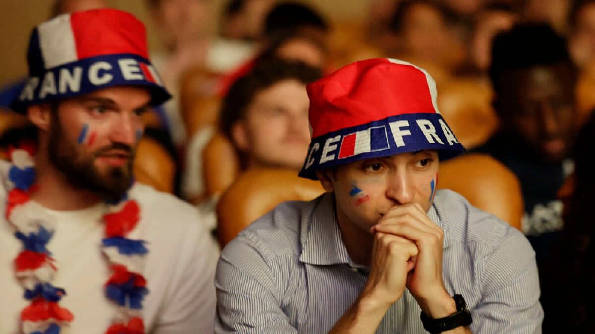 Imagen de aficionados franceses - PHOTO/REUTERS/GONZALO FUENTES