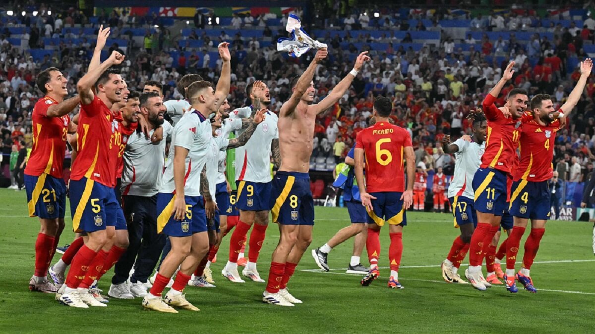 Imagen del partido entre España y Francia de la Eurocopa de Alemania - PHOTO/AFP/MIGUEL MEDINA