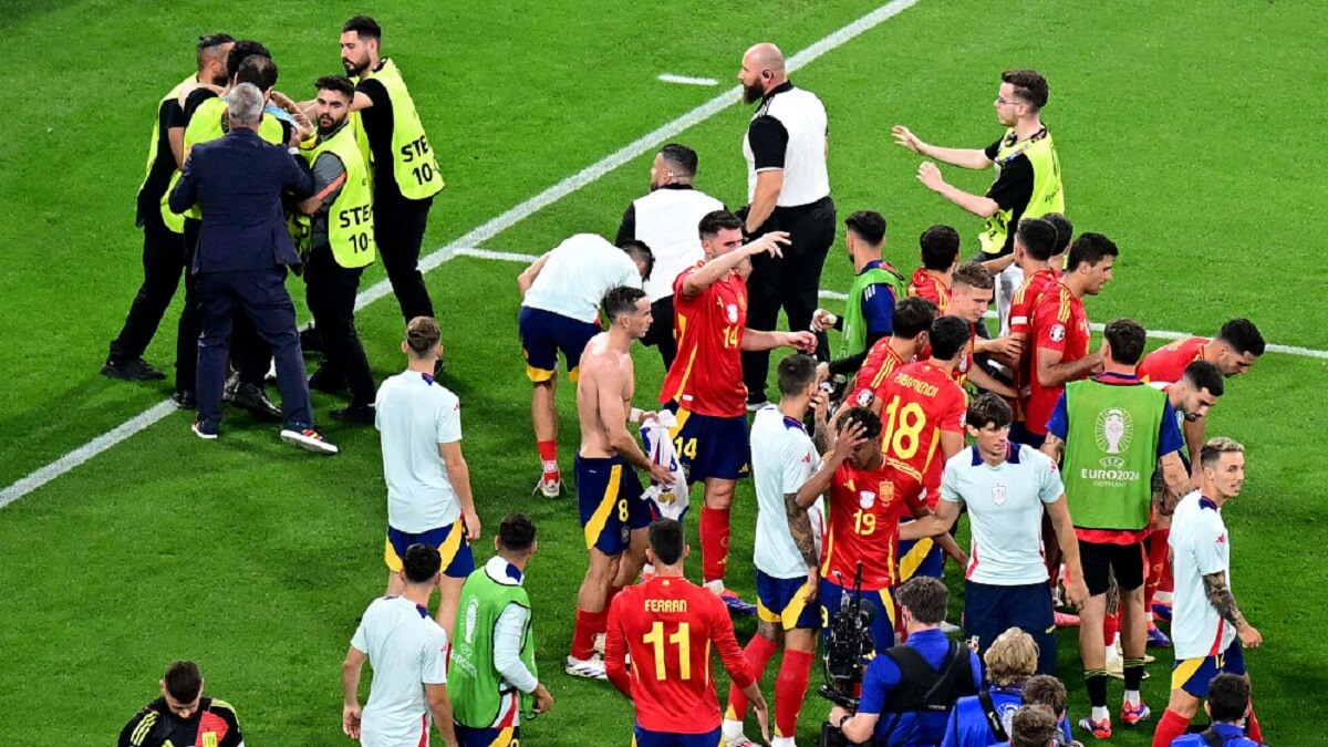 Imagen del partido entre España y Francia de la Eurocopa de Alemania - PHOTO/REUTERS/ANGELIKA WARMUTH