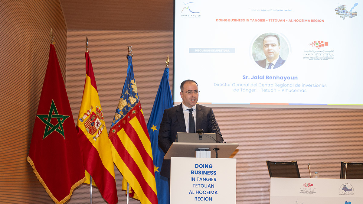 <p>Jalal Benhayoun, director general del Centro Regional de Inversiones de la Región Tánger–Tetuán–Alhucemas - PHOTO/ATALAYAR </p>