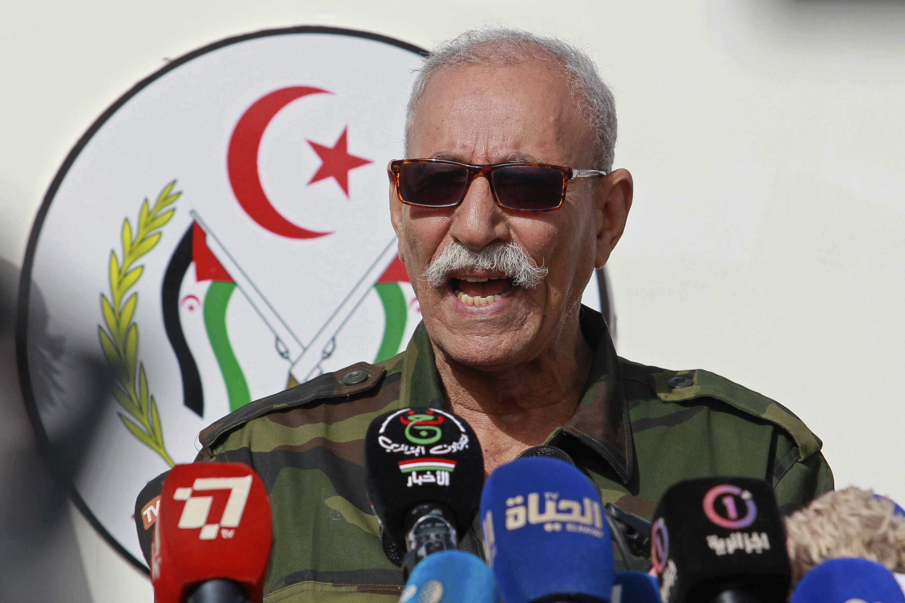 <p>Brahim Ghali, líder del Frente Polisario - AP/FATEH GUIDOUM </p>