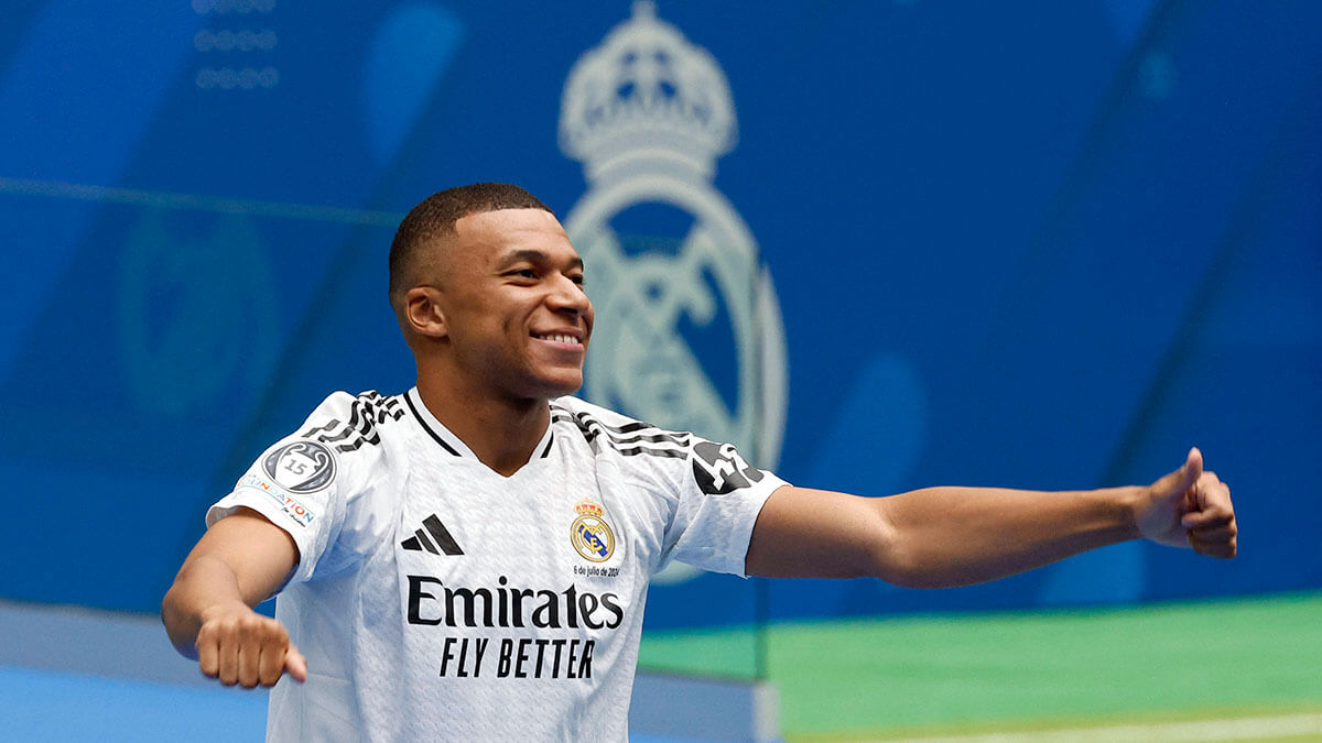 <p>El nuevo fichaje del Real Madrid, Kylian Mbappé - REUTERS/JUAN MEDINA </p>