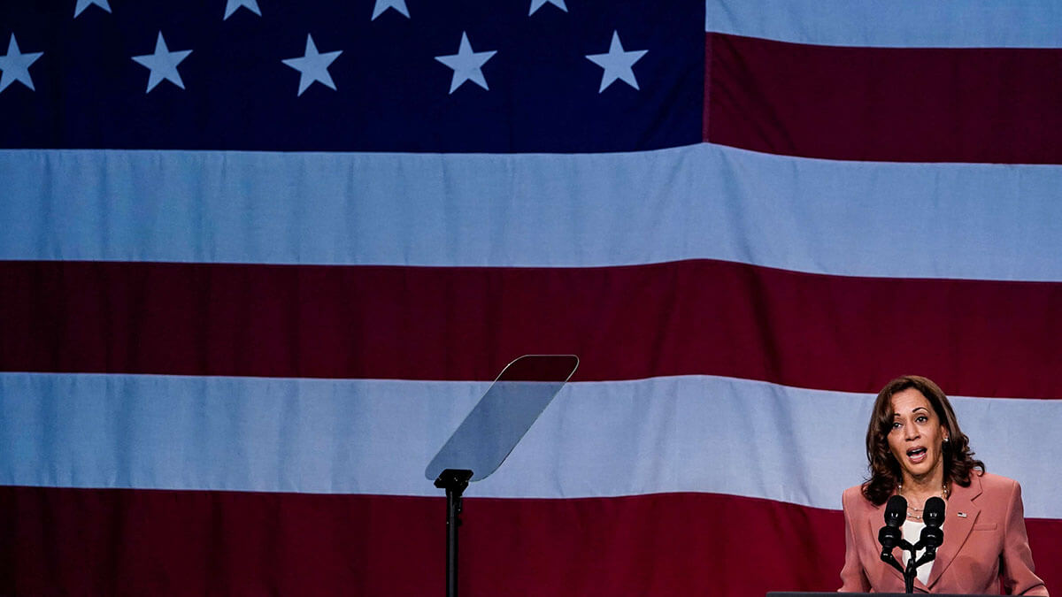 Joe Biden se retiró el 21 de julio de 2024 de las elecciones presidenciales de EE. UU. y respaldó a la vicepresidenta Kamala Harris como nueva candidata del Partido Demócrata - AFP/  TIMOTHY A. CLARY 
