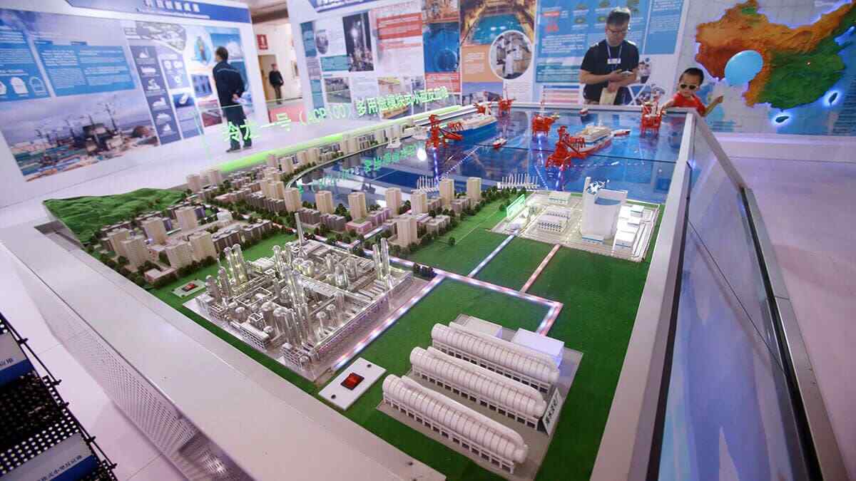 Modelo de Linglong One (ACP1000), un reactor nuclear desarrollado por la Corporación Nuclear Nacional de China (CNNC) - PHOTO/REUTERS/ARCHIVO