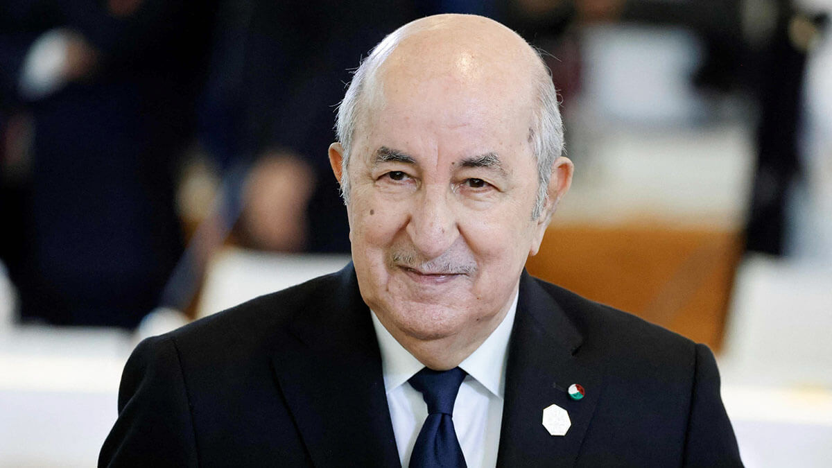 <p>El presidente de Argelia, Abdelmadjid Tebboune - AFP/LUDOVIC MARIN</p>