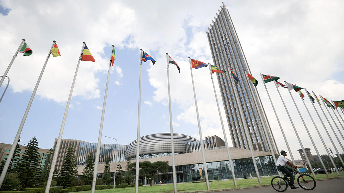<p>Sede de la Comisión de la Unión Africana (CUA) en Adís Abeba, Etiopía - REUTERS/TIKSA NEGERI</p>