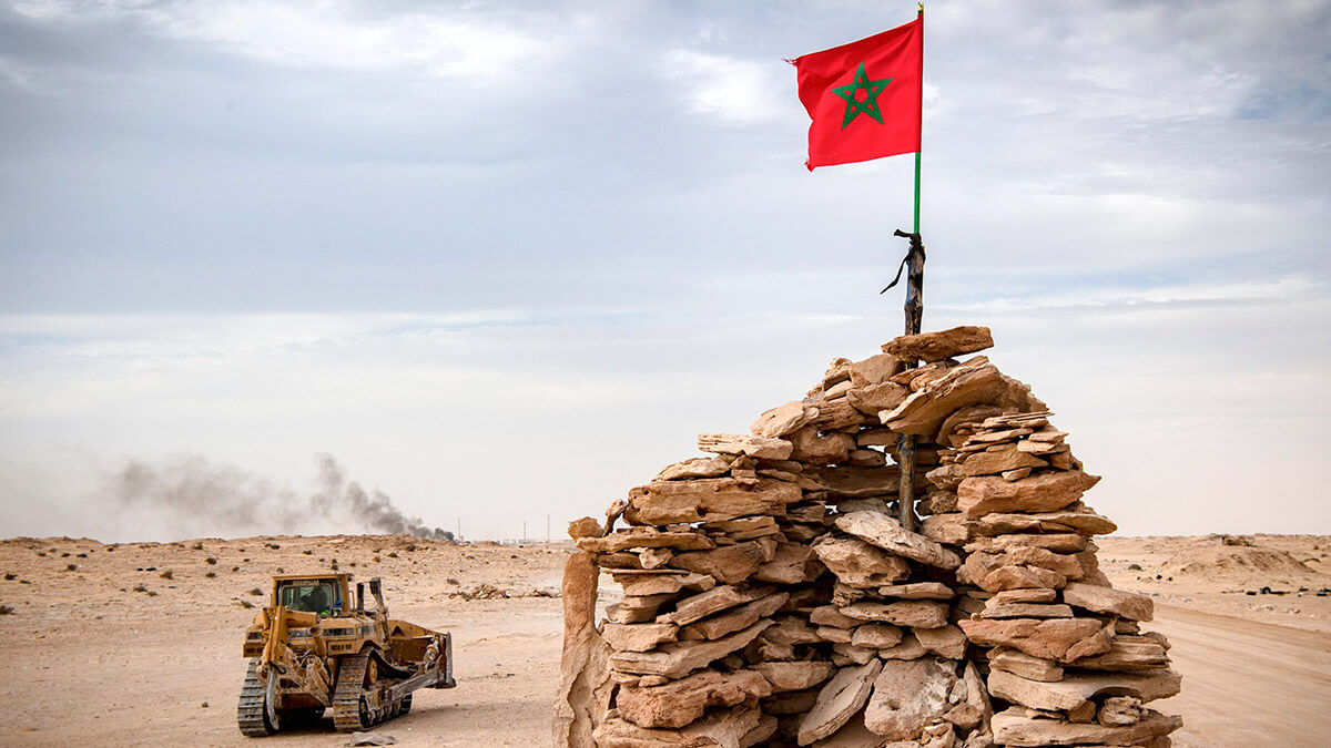 Carretera entre Marruecos y Mauritania en Guerguerat, ubicada en el Sahara Occidental - AFP/FADEL SENNA