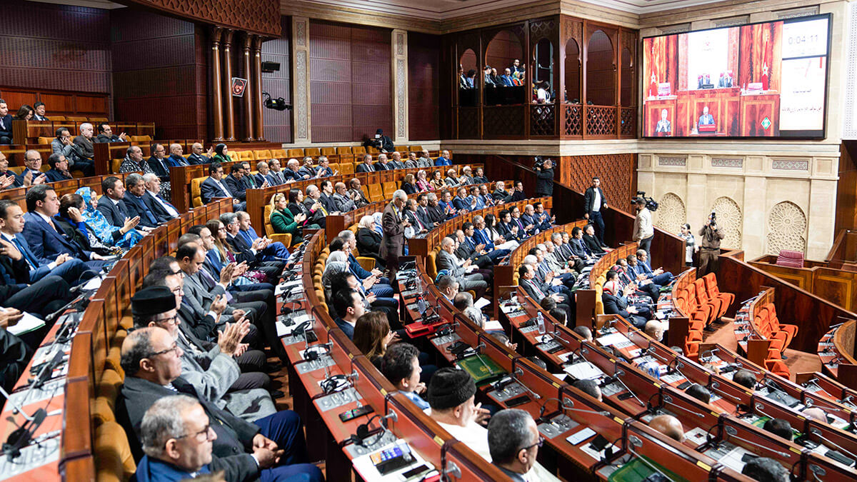 Sesión, en el parlamento marroquí en Rabat - AP/MOSAAB ELSHAMY