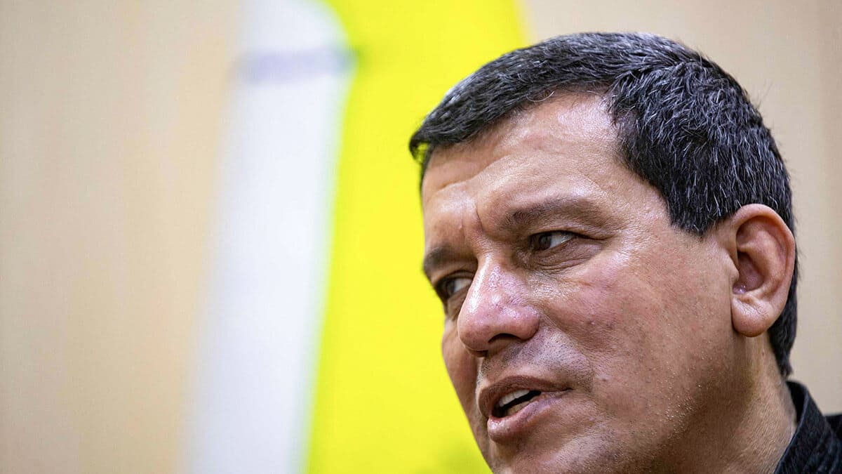 Mazloum Abdi (Kobani), quien lidera las Fuerzas Democráticas Sirias (FDS) lideradas por los kurdos y respaldadas por Estados Unidos - AFP/DELIL SOULEIMAN