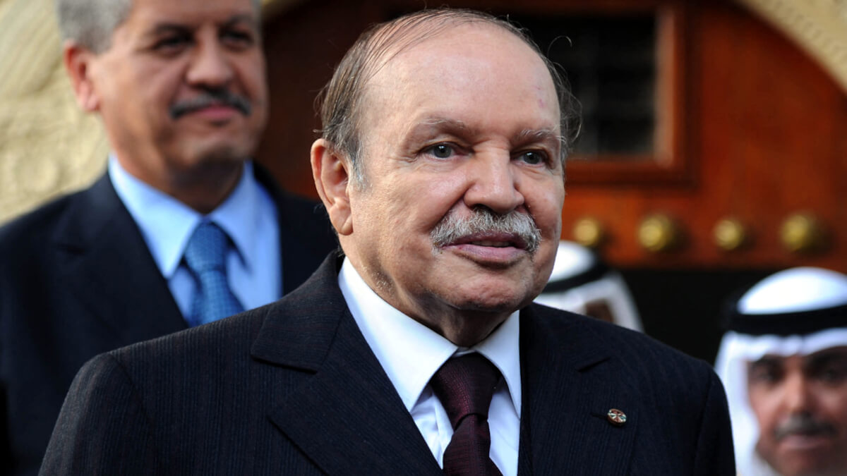 El expresidente argelino Abdelaziz Bouteflika antes de su reunión en Argel el 11 de septiembre de 2012 - AFP PHOTO/FAROUK BATICHE