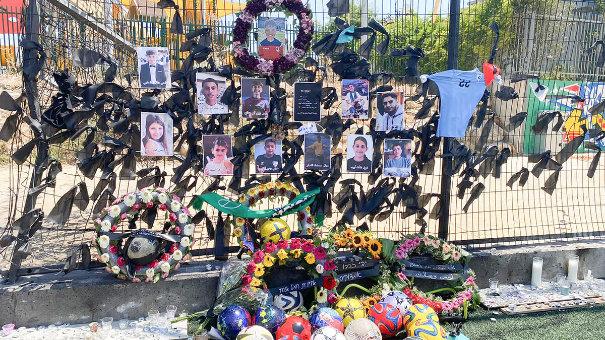 <p>Homenaje a los 12 menores asesinados por un ataque de Hezbolá en Majdal Shams, Israel - ATALAYAR/MARGARITA ARREDONDAS</p>
<p> </p>
<p> </p>