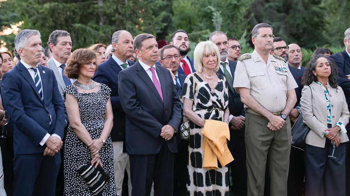 Fernando Grande-Marlaska, Carmen Calvo y Luis Planas - PHOTO/EMBAJADA DE MARRUECOS