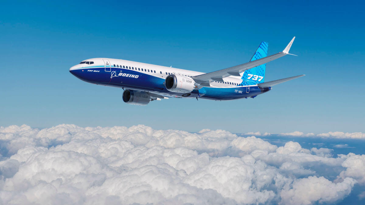 La entrada en servicio del avión de pasajeros 737 MAX se remonta a mayo de 2017 y es el competidor del Airbus A321NEO. Pero sus graves accidentes por causas técnicas lastran su imagen y sus ventas - PHOTO/Boeing Airplanes X
