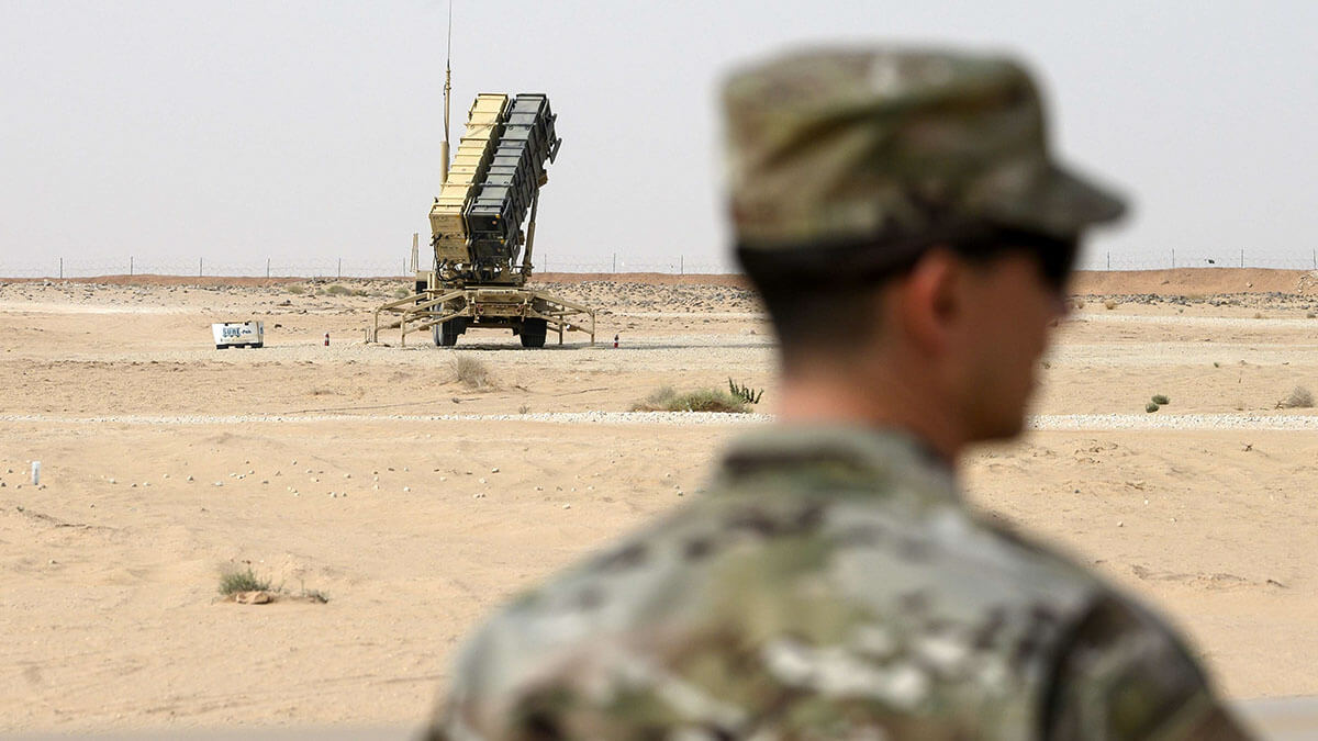 <p>Batería de misiles Patriot en la base aérea Prince Sultan en Al-Kharj, en el centro de Arabia Saudí - AFP/ANDREW CABALLERO-REYNOLDS  </p>
