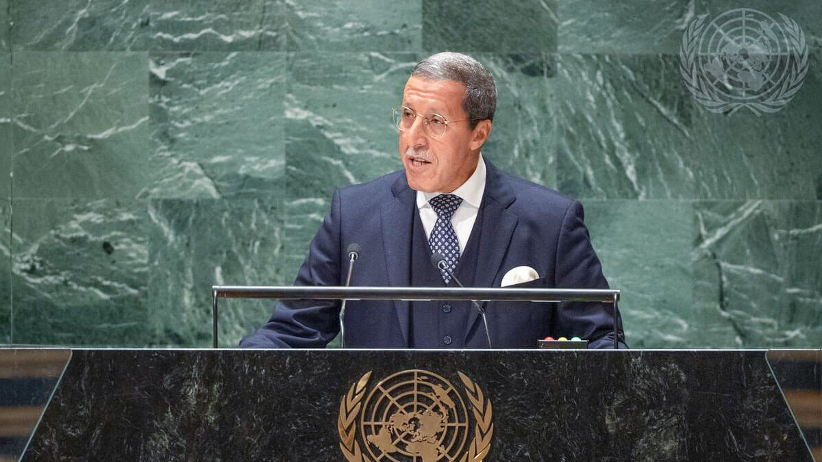 Omar Hilale, representante Permanente de Marruecos ante las Naciones Unidas - PHOTO/ UN Photo/Cia Pak