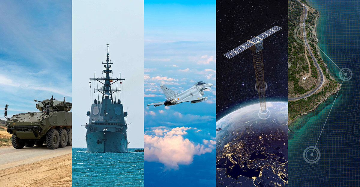 Indra Espacio va a ampliar potencial en comunicaciones vía satélite en la vertiente militar, teledetección, infraestructuras de control de ingenios en órbita, así como en navegación y posicionamiento - PHOTO/Indra