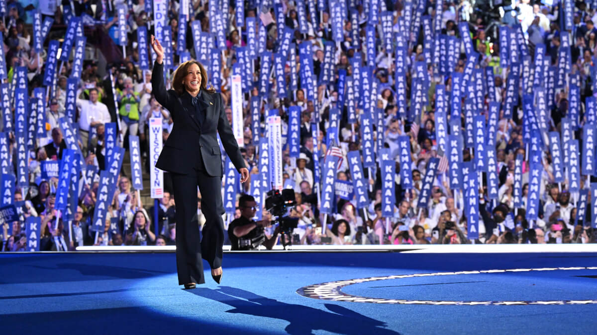 La vicepresidenta de Estados Unidos y candidata presidencial demócrata para 2024, Kamala Harris - Robyn Beck / AFP