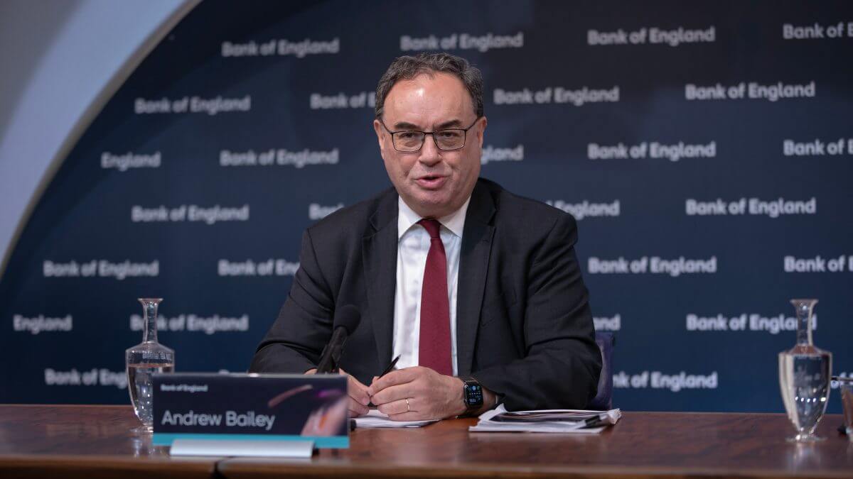 Andrew Bailey, gobernador del Banco de Inglaterra - PHOTO/BANK OF ENGLAND