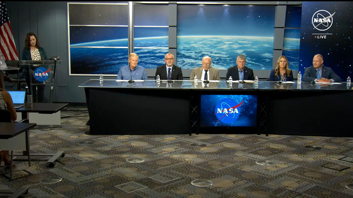 En la conferencia de prensa del sábado, 24 de agosto, el equipo directivo de la NASA ha confirmado que Starliner no ofrece los requisitos de seguridad que exige la Agencia para los vuelos espaciales tripulados - PHOTO/NASA 