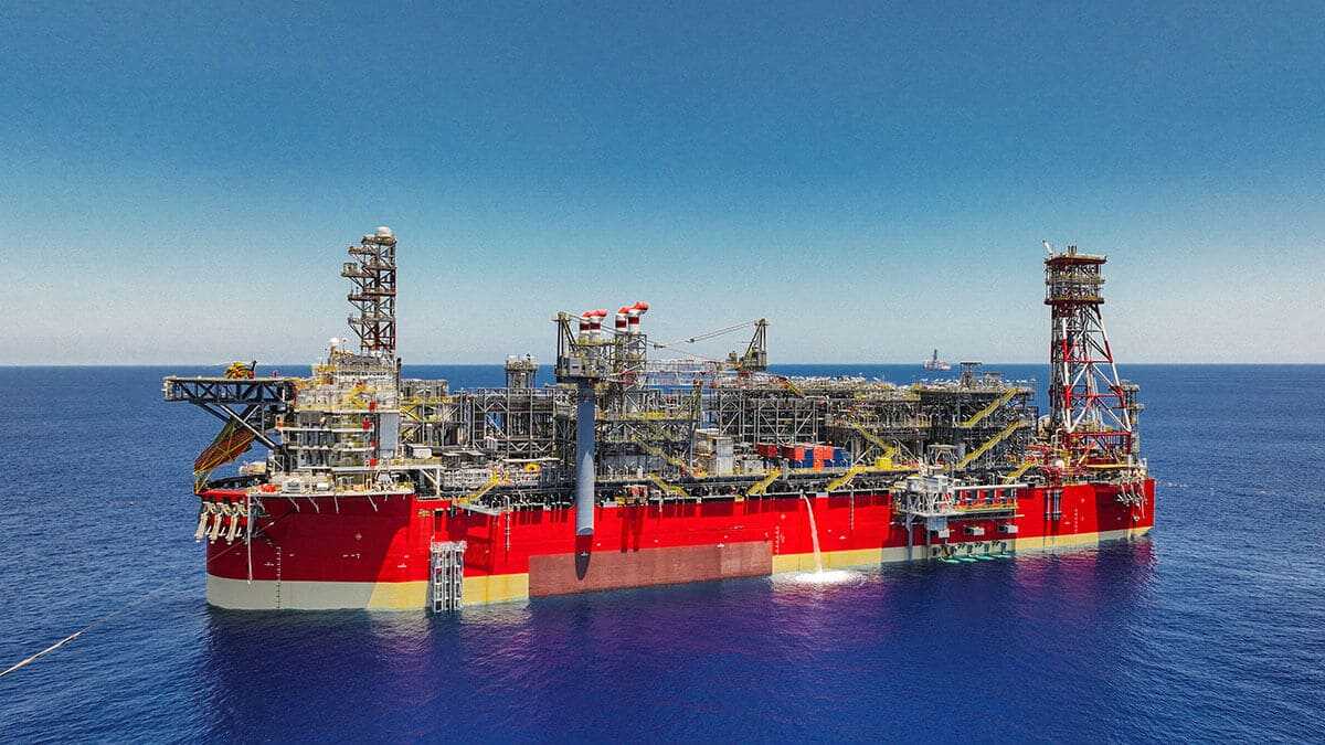 Unidad de producción flotante (FPSO) de Energean se ve en alta mar en Israel - PHOTO/REUTERS