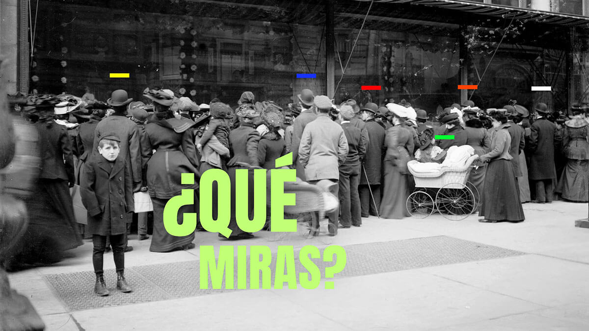 <p>Cartel de la serie documental ¿Qué miras? - PHOTO/© CaixaForum+</p>