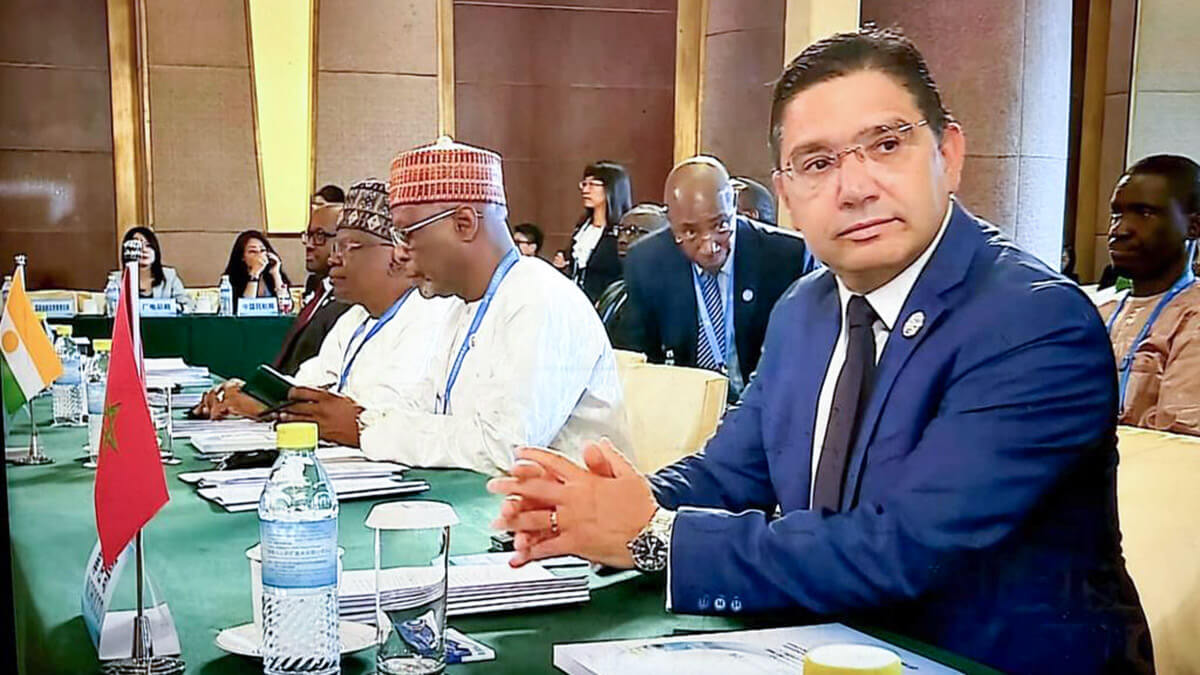 El ministro Nasser Bourita participó en la reunión ministerial preparatoria de la Cumbre del Foro de Cooperación China-África (FOCAC), en China, del 4 al 6 de septiembre - PHOTO/@DiplomaciaM
