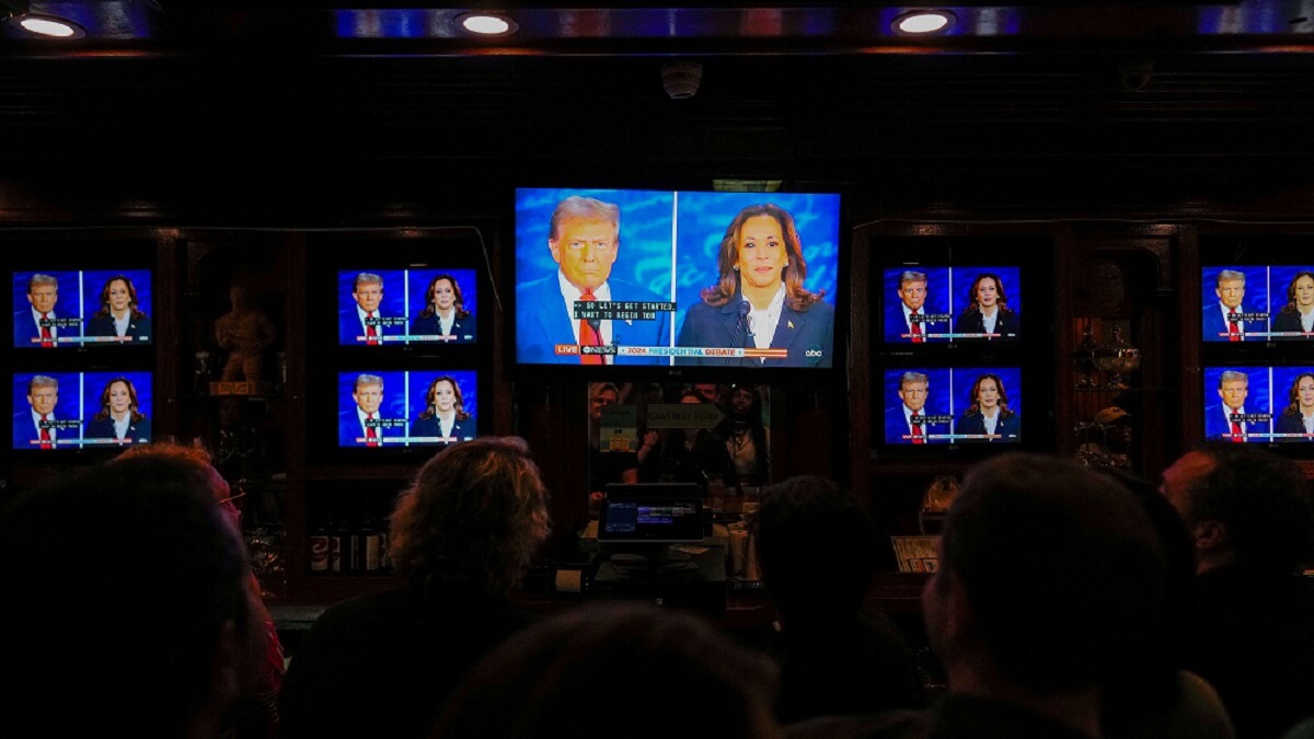 Debate entre Donald Trump y Kamala Harris - PHOTO/REUTERS/ADAM GRAY