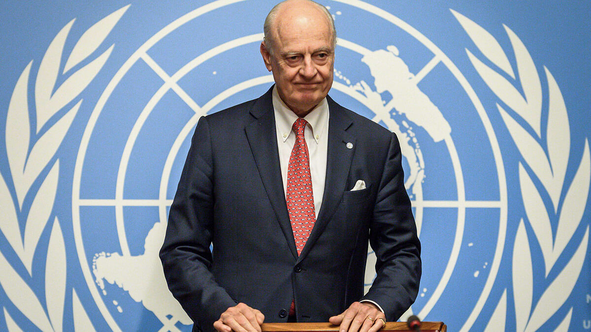 Staffan de Mistura, enviado de las Naciones Unidas para Sahara Marroquí - AFP/ FABRICE COFFRINI