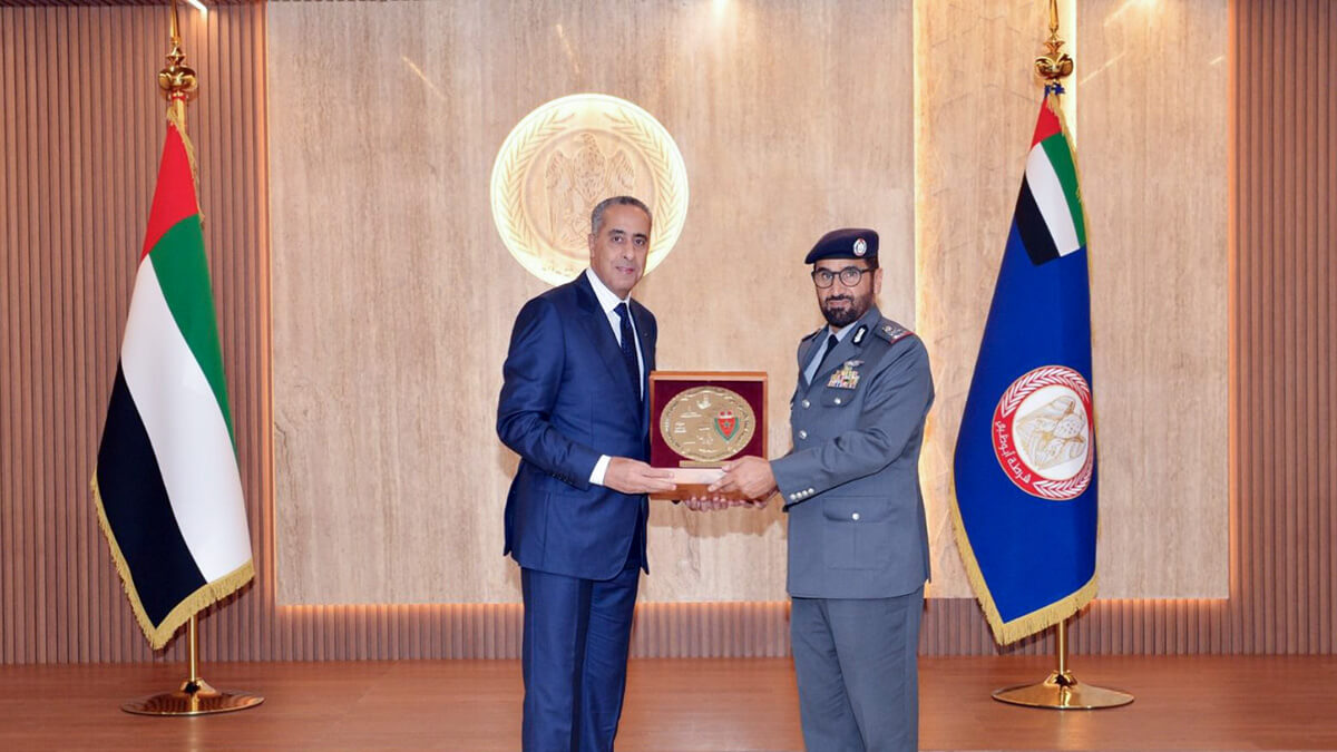Ceremonia de firma de un memorandum de entendimiento entre la DGSN y la Comandancia General de la Policía de Abu Dabi - PHOTO/MAP