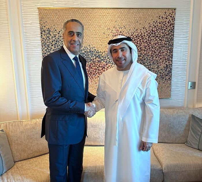 Reunión entre Abdellatif Hammouchi y Dr. Ahmed Nasser Al Risi, Presidente de Interpol - PHOTO/MAP