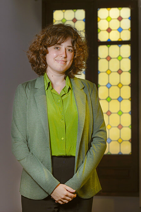 Júlia Pareto trabaja en el Instituto Universitario Europeo de Florencia y en el Instituto de Robótica e Informática Industrial (CSIC-UPC) - PHOTO/Fundación "la Caixa"<br />