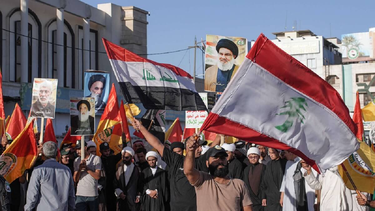 Partidarios de Hezbolá en el Líbano - PHOTO/AFP/QASSEM AL-KAABI