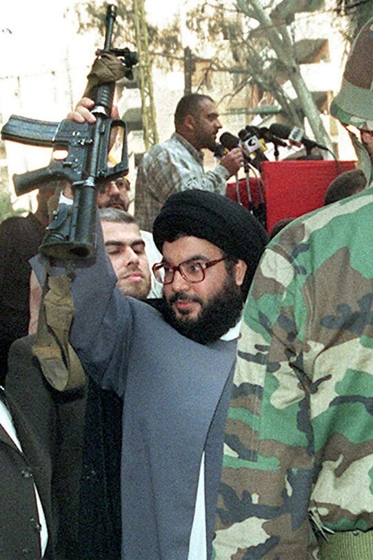 Hassan Nasrallah - PHOTO/AFP/ANWAR AMRO