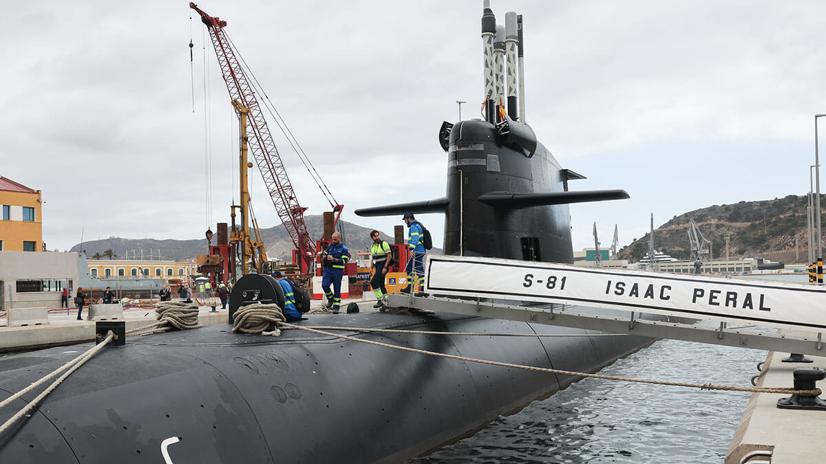 A falta de su entrada en servicio, el S-81 ya está de alta en la Lista Oficial de Buques de la Armada y, según el calendario en vigor, los tres siguientes se recibirán en la segunda mitad de la década - PHOTO/MDE-Iñaki Gómez