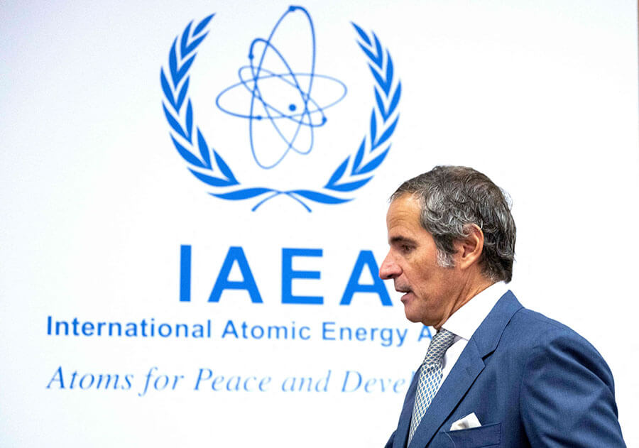 Rafael Grossi, director general del Organismo Internacional de Energía Atómica (OIEA) - AFP/ JOE KLAMAR