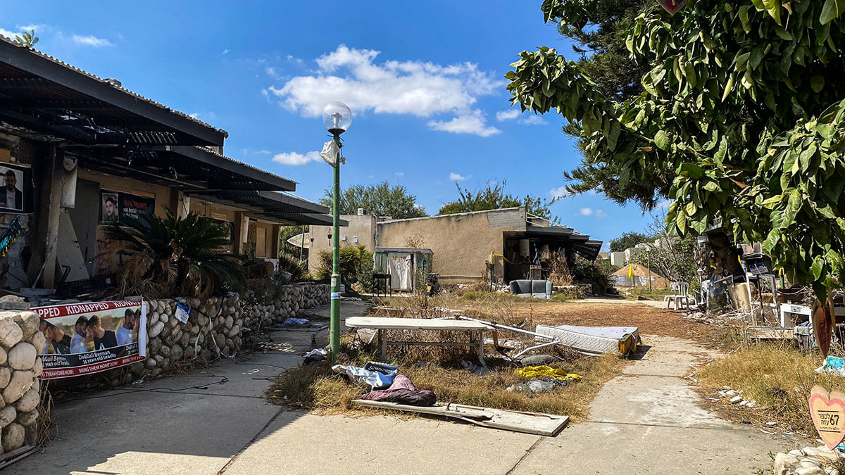Kibbutz Kfar Aza en el sur de Israel - PHOTO/ATALAYAR/MARGARITA ARREDONDAS