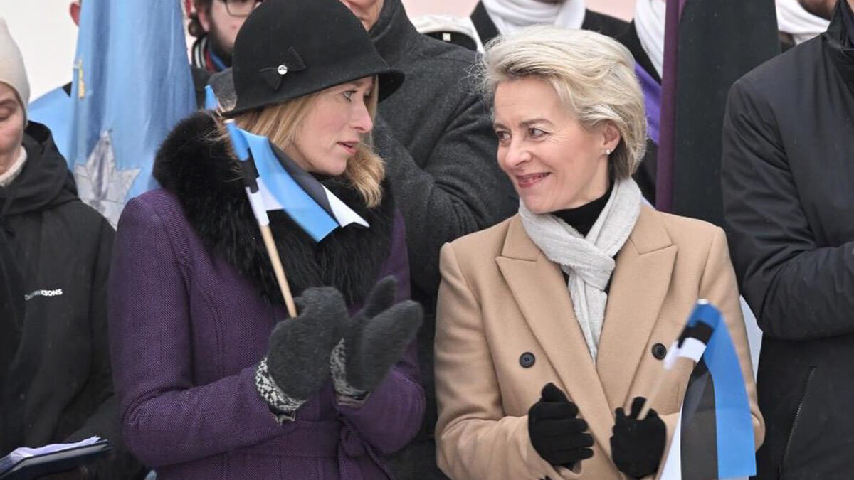 Kaja Kallas, futura vicepresidenta y alta representante de Asuntos Exteriores y Política de Seguridad tiene que coordinar con Andrius Kubilius la redacción del Libro Blanco de la Futura Defensa Europea - PHOTO/Úrsula von der Leyen/X
