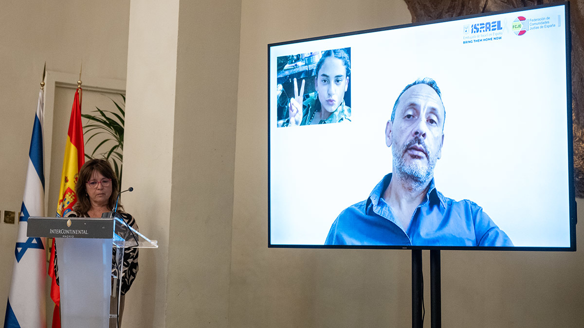 Eduardo Villalobos, père de Maya Villalobos, victime espagnole des attentats d'Israël - PHOTO/ATALYAR