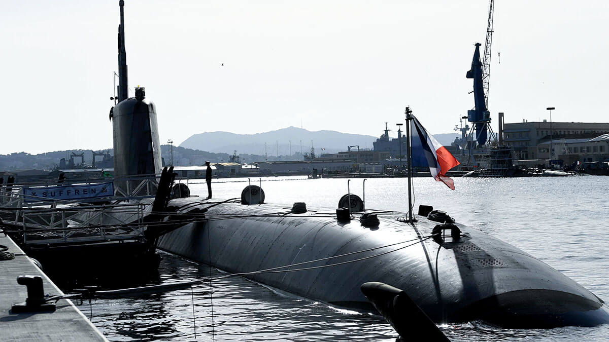 Submarino de ataque nuclear de la clase Barracuda de la marina francesa - AFP/ NICOLAS TUCAT