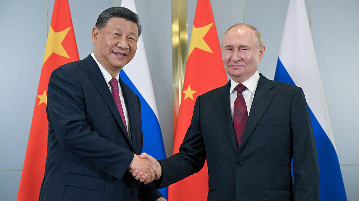 El presidente ruso, Vladimir Putin, y el presidente chino, Xi Jinping - SPUTNIK/SERGEI GUNEEV