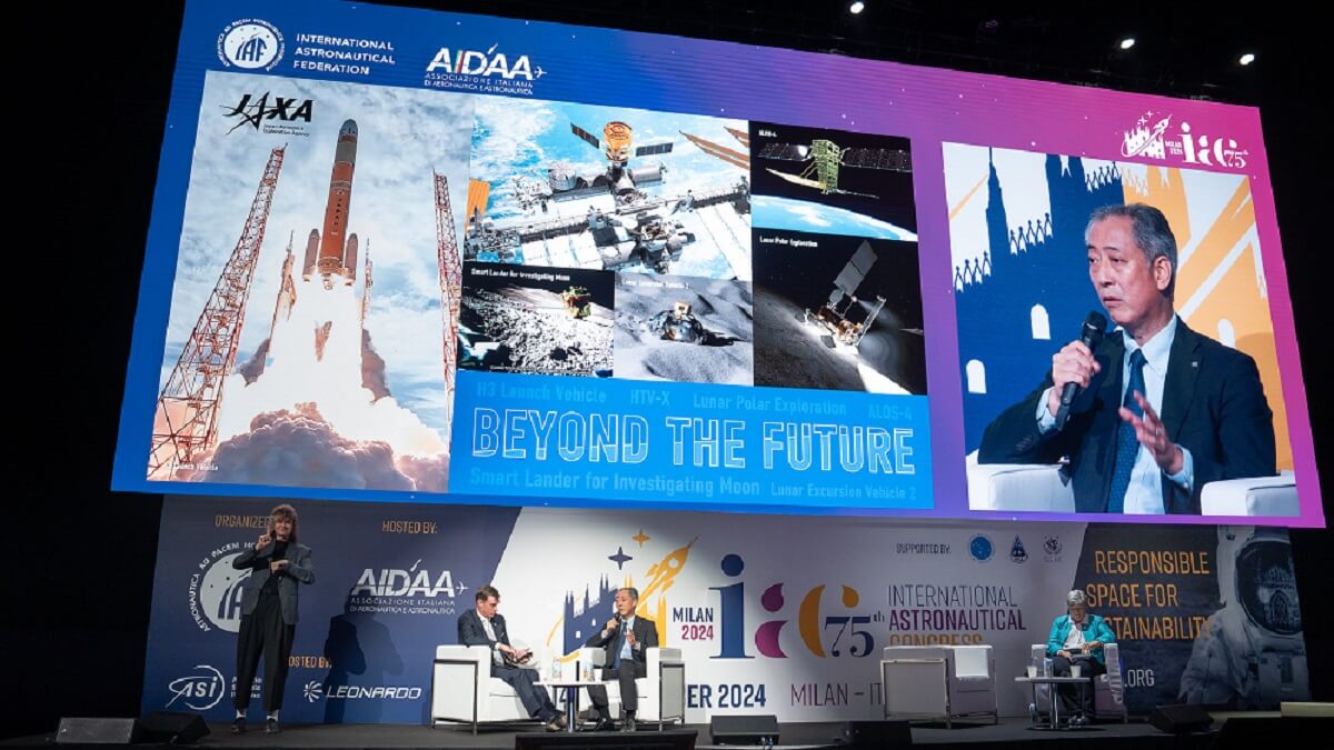 El presidente de la agencia de Japón, Hiroshi Yamakawa, ha desvelado su interés en participar en los complejos orbitales comerciales que sustituirán a la Estación Espacial Internacional más allá de 2030 - PHOTO/Iafastro-IAC 2024
