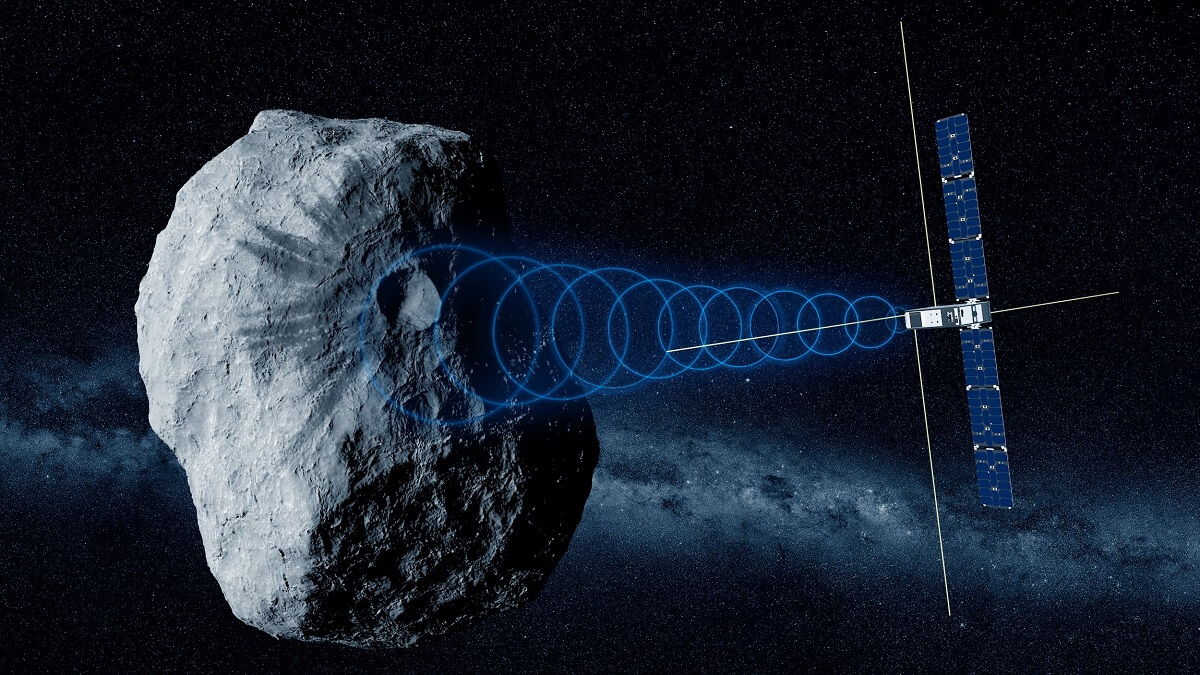 La sonda europea Hera va al encuentro del asteroide Dimorphos, para evaluar los resultados del impacto que le produjo hace dos años el impacto de la sonda DART de la NASA - PHOTO/ESA