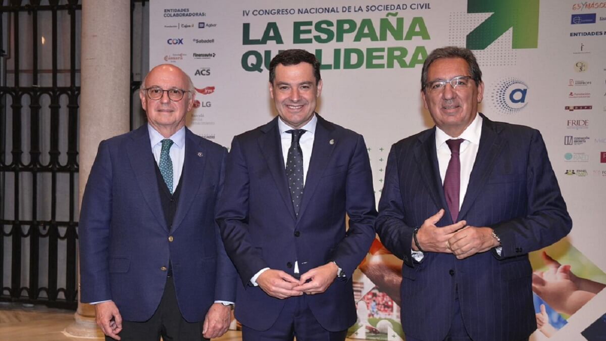 Aldo Olcese, Juanma Moreno y Antonio Pulido