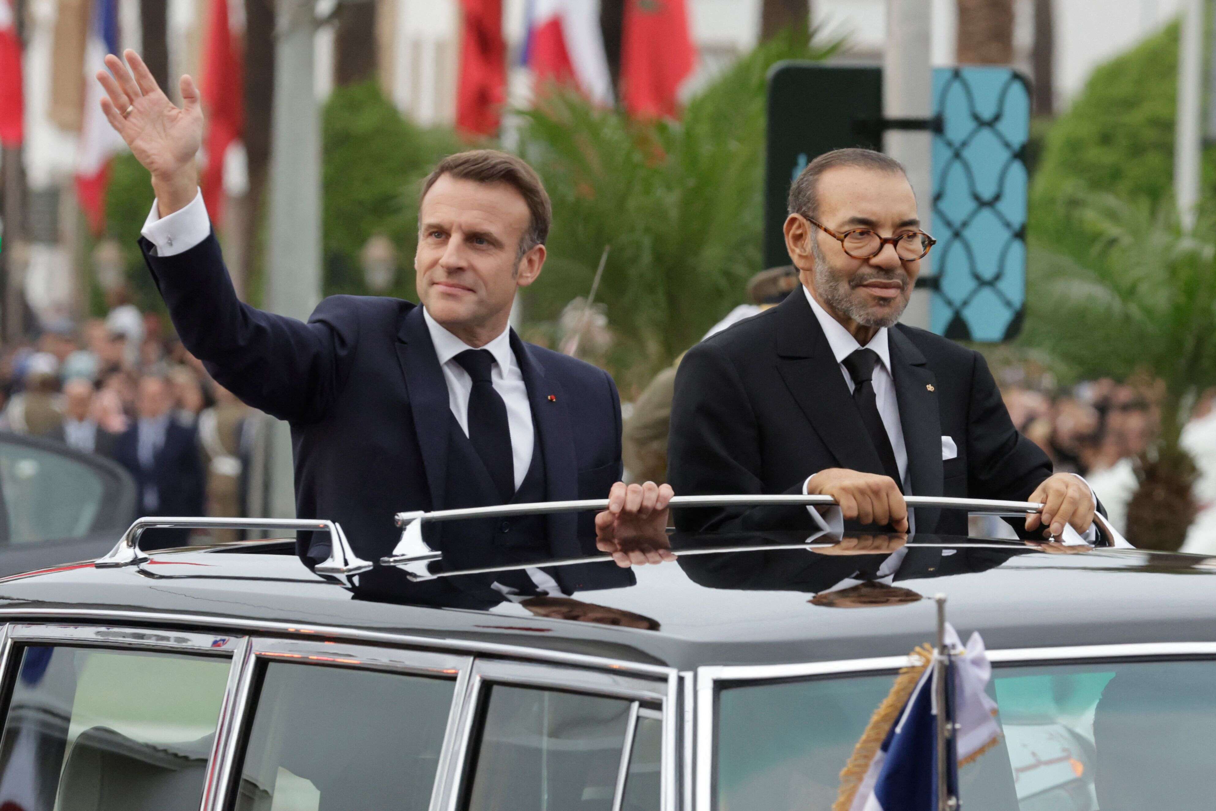 macron mohamed vi coche.h