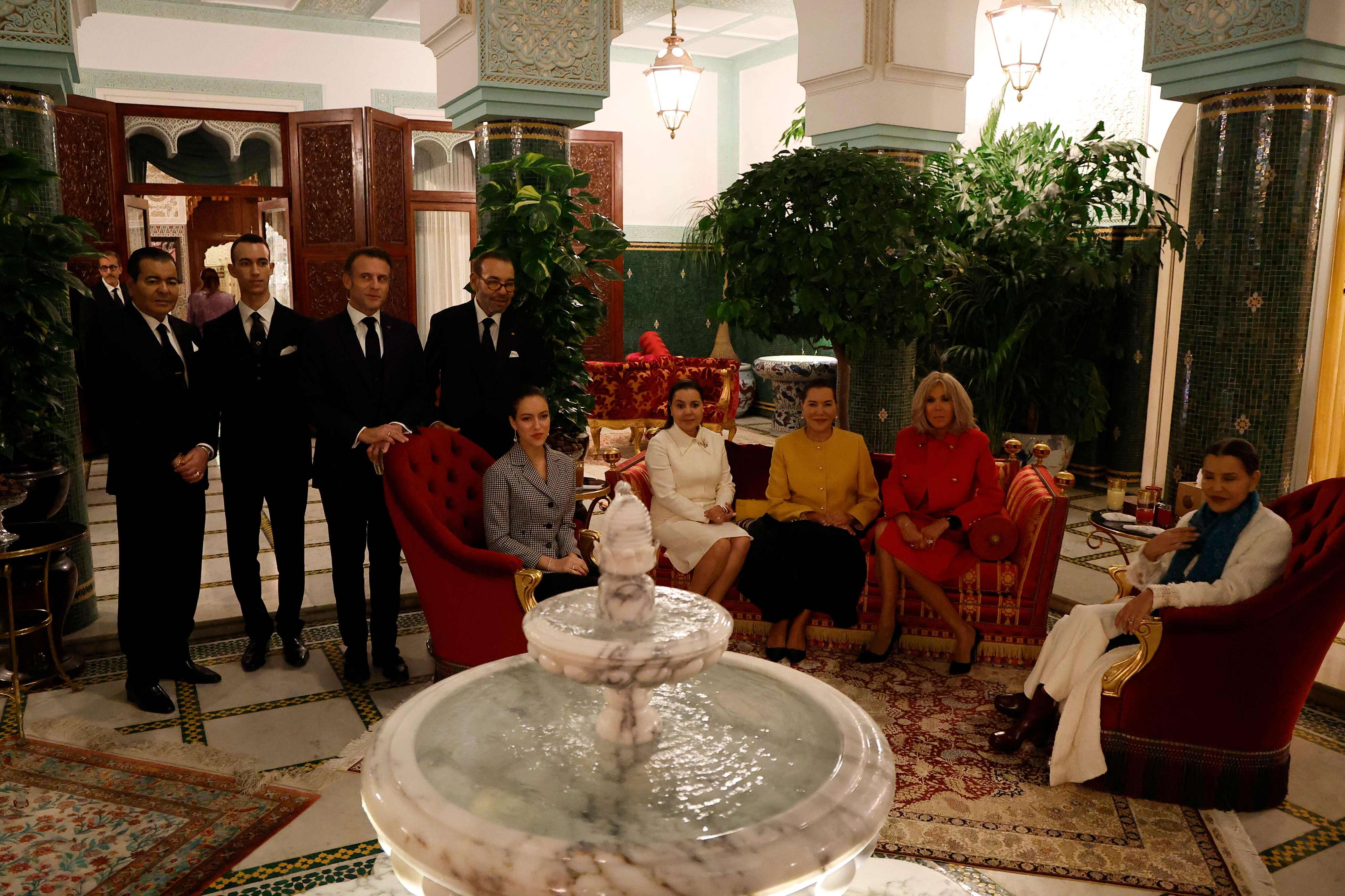mohamed vi macron foto familia.h