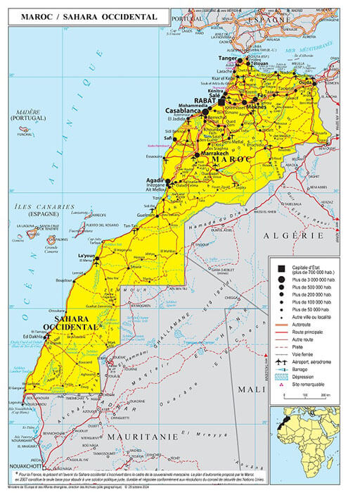 Francia reconoce la soberanía marroquí sobre el Sáhara Occidental con la actualización oficial del mapa - PHOTO/<a data-cke-saved-href="https://www.diplomatie.gouv.fr/fr/dossiers-pays/maroc/presentation-du-maroc/" href="https://www.diplomatie.gouv.fr/fr/dossiers-pays/maroc/presentation-du-maroc/">https://www.diplomatie.gouv.fr/fr/dossiers-pays/maroc/presentation-du-maroc/</a>