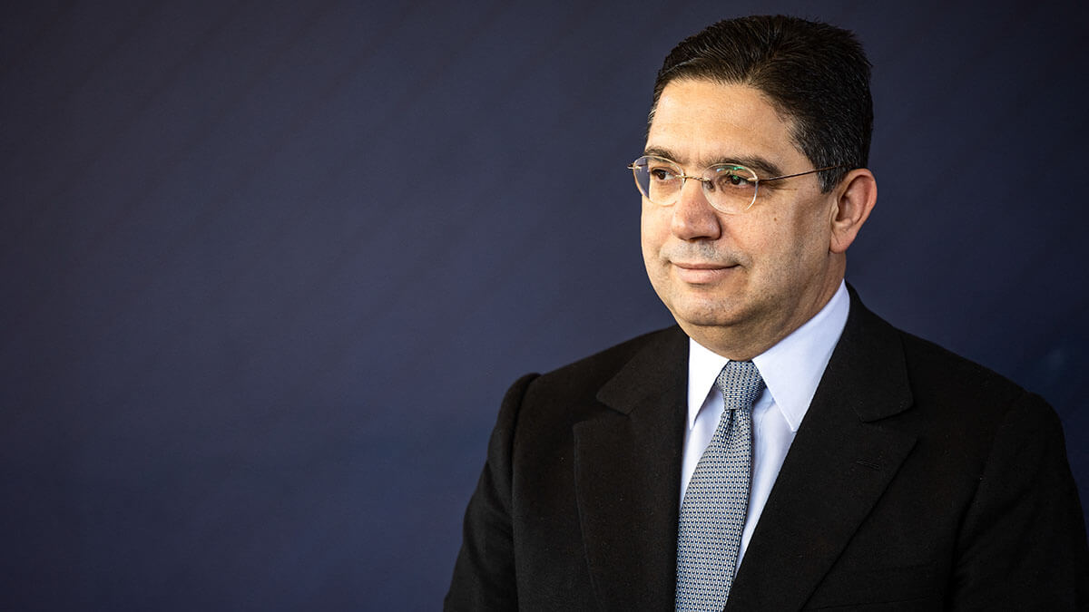 <p>El ministro de Asuntos Exteriores de Marruecos, Nasser Bourita - AFP/ FADEL SENNA</p>
